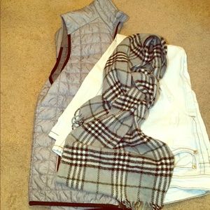 Gray Tommy Hilfiger Zip Up Vest